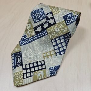 Joseph Abboud Mens Tie 100% Italian Silk  Office 57" Long 3.75" @ Widest Point